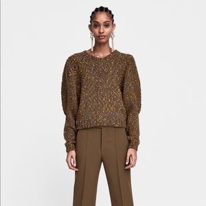 Zara Chocolate Multi Sweater